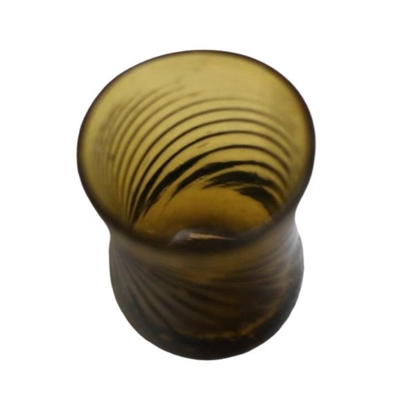 Amber Handblown Shot Glasses Mid-Century Vintage Set of 16 - 6 Small, 10 Medium - Picture 3 of 7